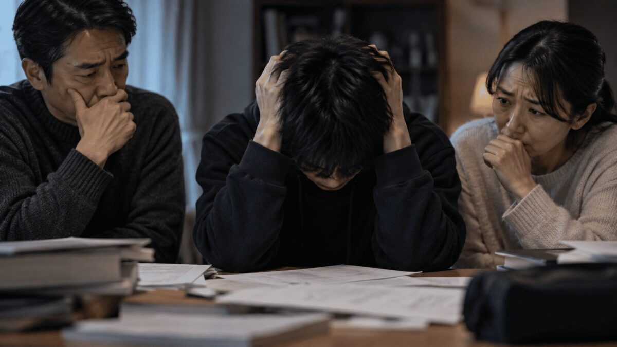 子供が大学受験で全落ちしたらどうする